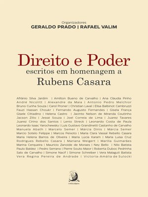 cover image of Direito e Poder
